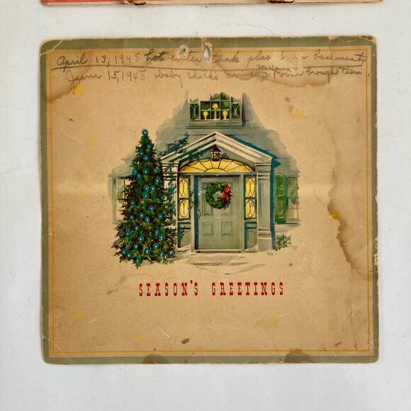 Vintage 1948 First National Bank Calendar The Dionne Quintuplets - Picture 10 of 10